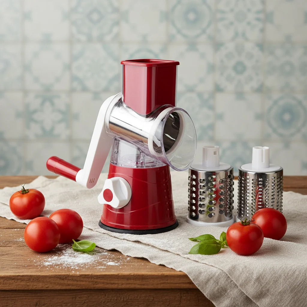 3-in-1 Rotary Cheese Grater