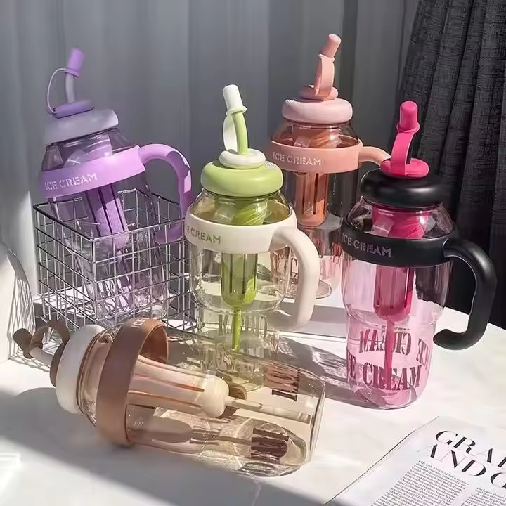 1200ml Straw Water Bottle image 2